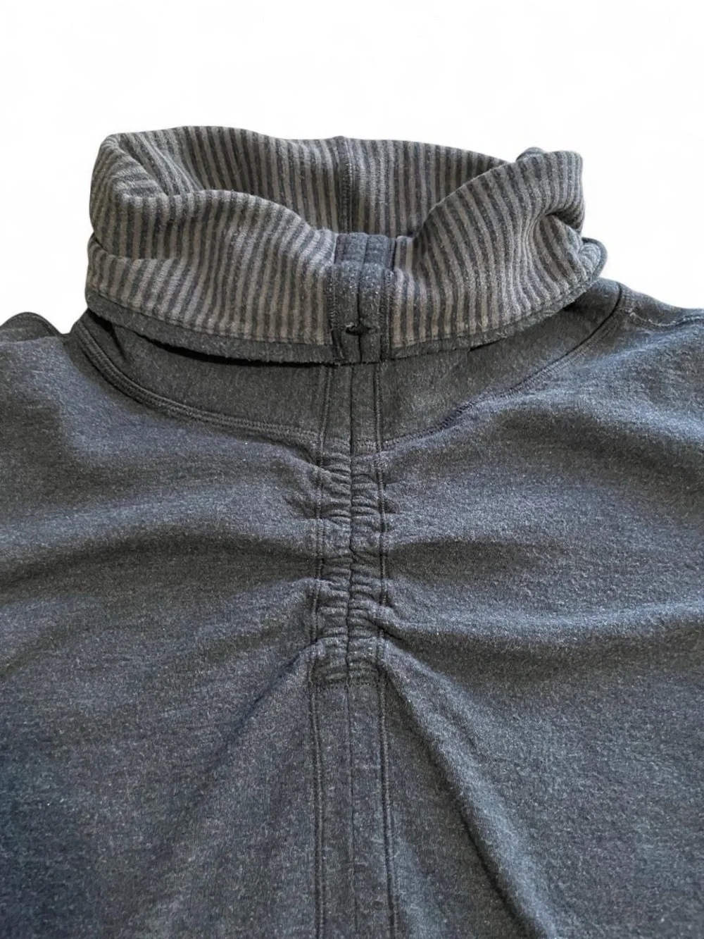 lululemon athletica Black High-Neck Gathered Pullover